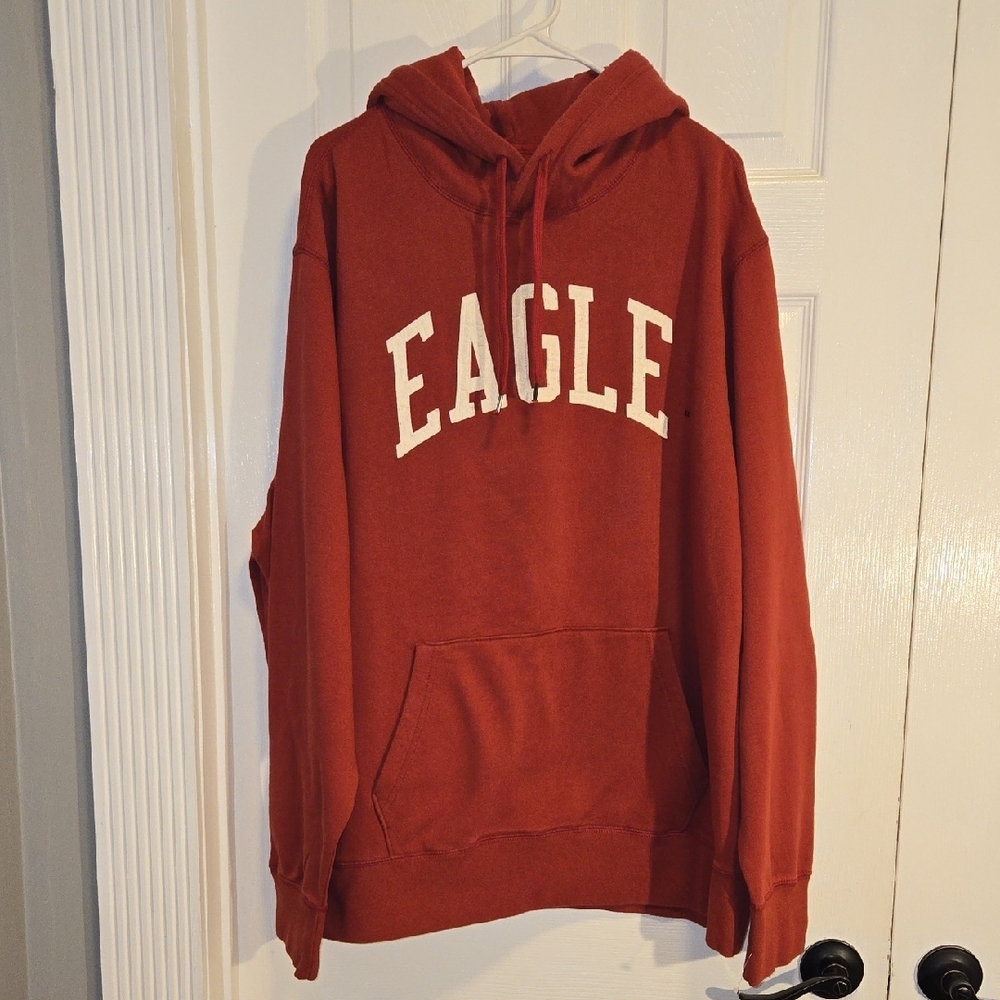 American EAGLE  Men's Red Hoodie, XXL